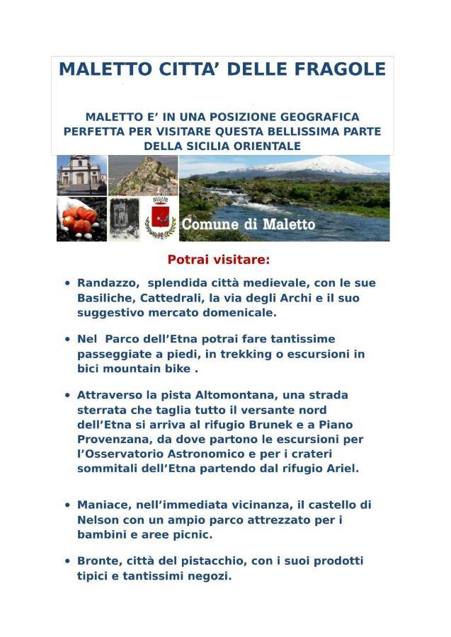 Appartamento Turistico Maletto Exteriér fotografie